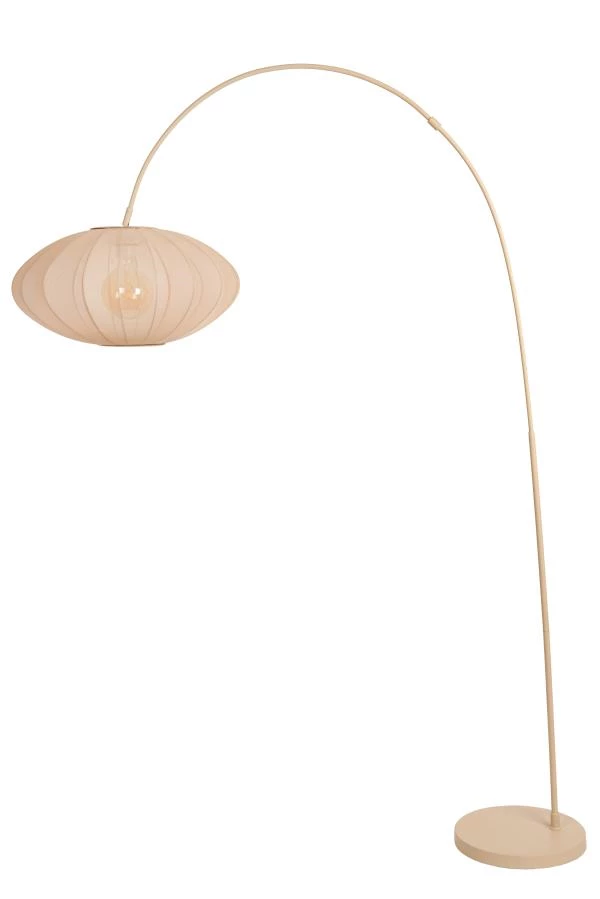 Lucide CORINA - Lampadaire arceau - 1xE27 - Crème - détail